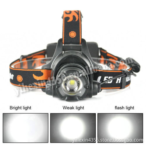 Boruit EHL0629 Super Bright 2000LM Cree L2 Rechargeable Led Headlamp